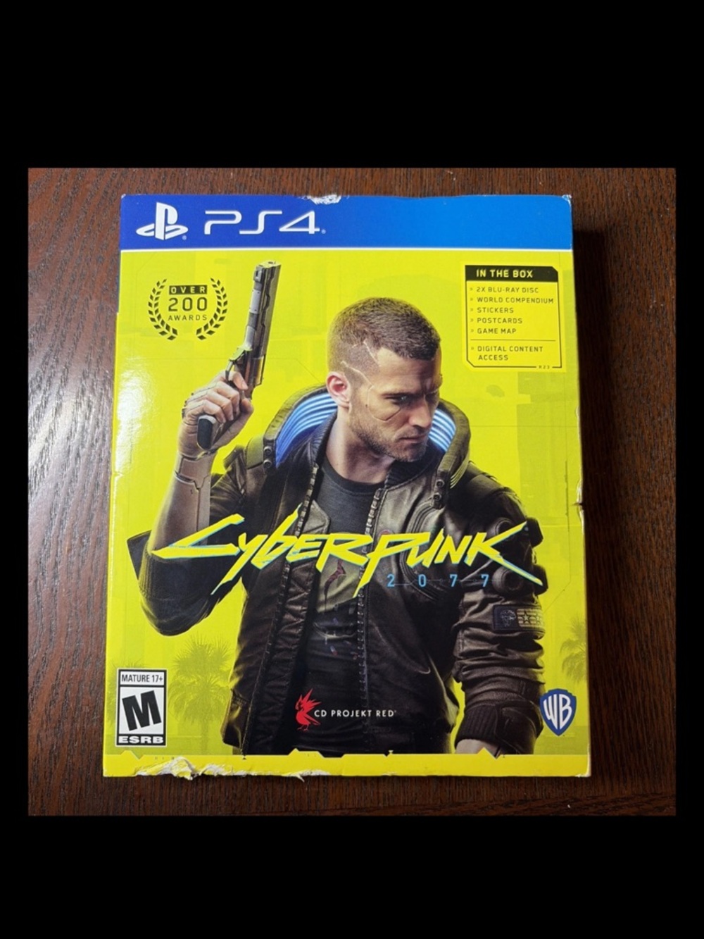 Sony PS4 Cyberpunk 2077 Game Inserts and Art Included
